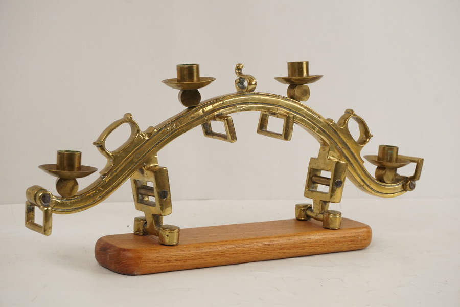 Ljusstake mässing. C16