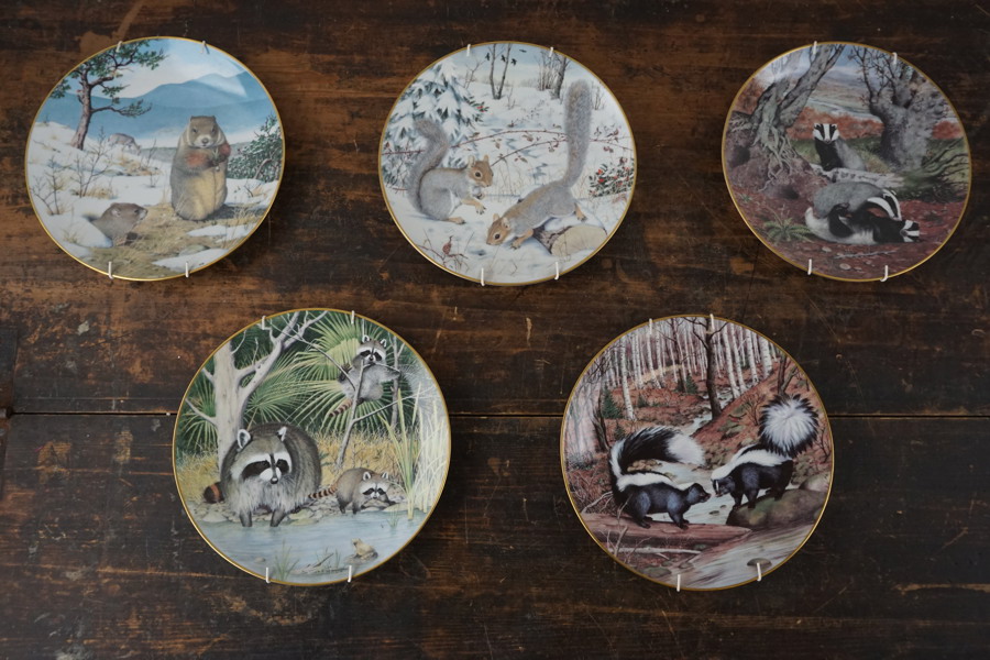 5st Peter Barrett Franklin Porcelain assietter. G267/