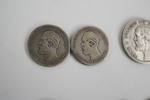 14st Äldre mynt Sverige Norge 1, 2 kronor m.m. A18