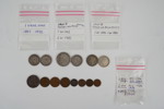 14st Äldre mynt Sverige Norge 1, 2 kronor m.m. A18