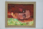 K. Ekelund signerad målning på duk (porträtt) 61x72cm. M5