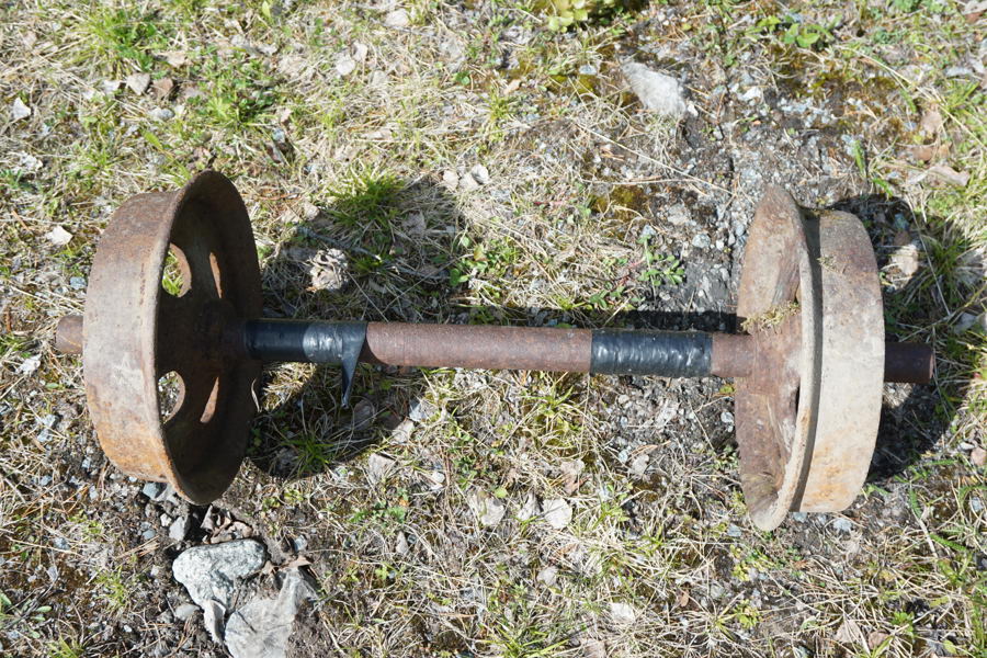 Vagnhjul för räls. B98