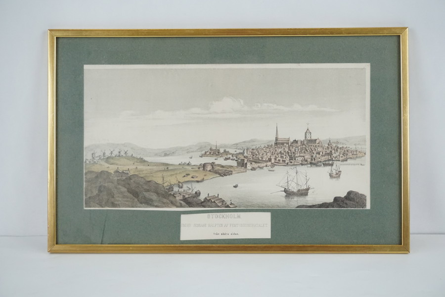 Tryck (Stockholm) 47,5x29,5cm. M19