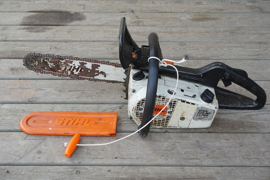 Stihl 020 AVP Super motorsåg. B162
