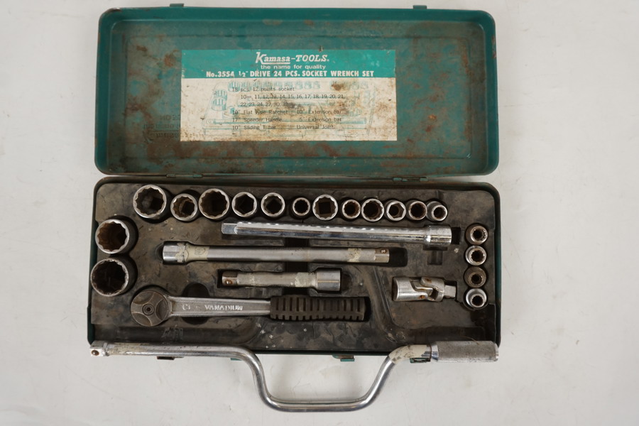 Kamasa-Tools hylsnyckelsats 24-delar. D45