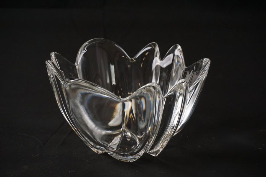 Orrefors Dala Petal Kristallvas. G102
