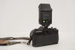 Chinon CE-II Memotron kamera med objektiv och blixt m.m. A114