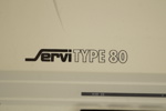 Skrivmaskin Servi Type 80 med användarhandbok. B311