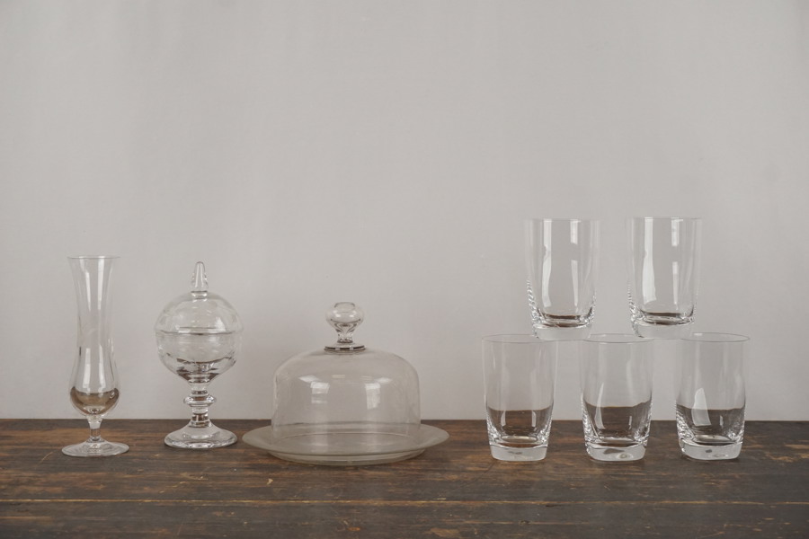 Glasbehållare, Glaskupa mm. G131