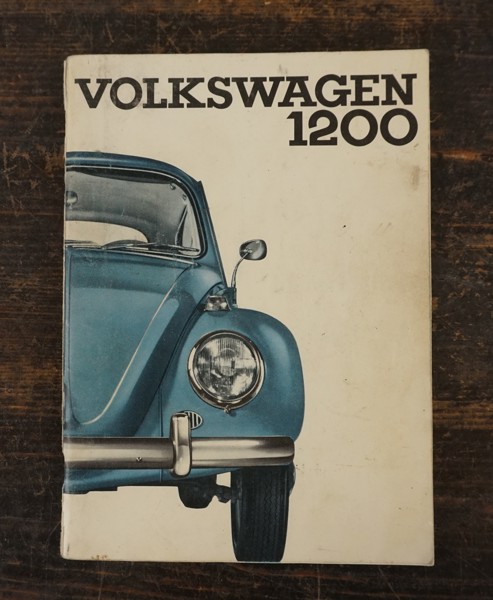 Volkswagen 1200 instruktionsbok. A316