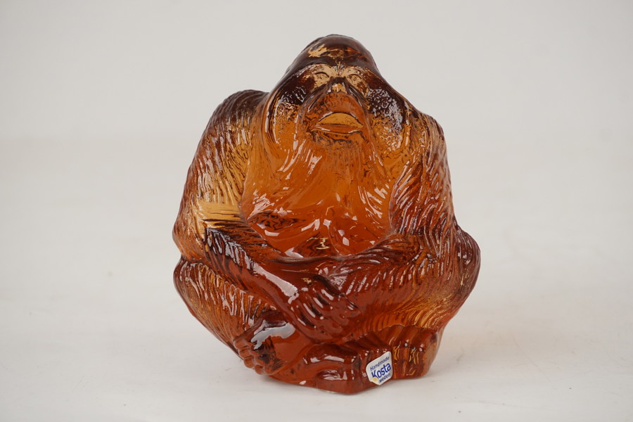 Kosta WWF figurin orangutang Kjell Engman. A336