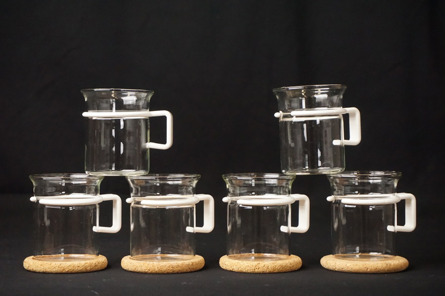 6 Bodum Picard koppar. A357