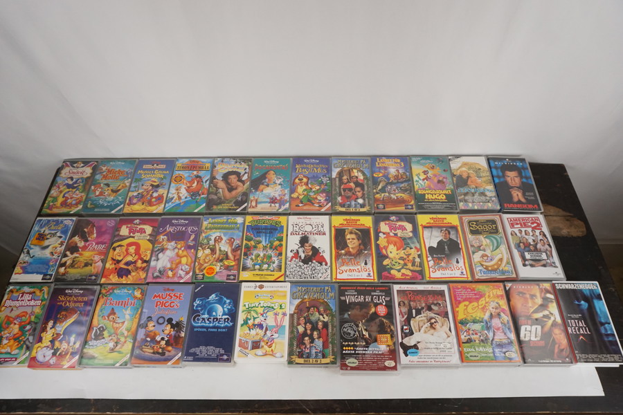 36st VHS filmer Walt Disney m.m. BC441