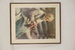 Anders Zorn tryck på duk Stickande Kulla Kål-Margit 54,5x66,5cm. M4/
