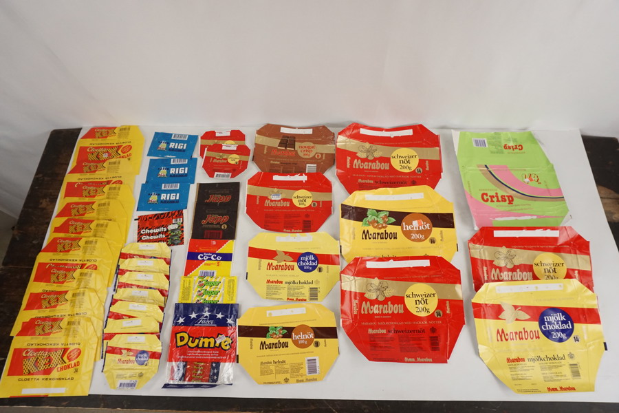 Äldre förpackningar Marabou Cloetta m.m. A368
