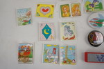 Figurine Panini Barbie My Little Pony knappmärken m.m. A369