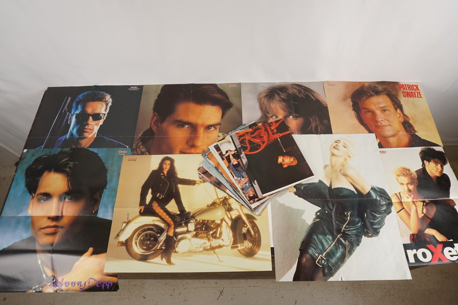Affischer Roxette Johnny Depp m.m. A389