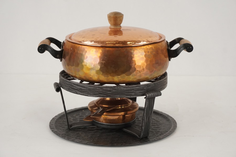 Fonduegryta koppar. C43/