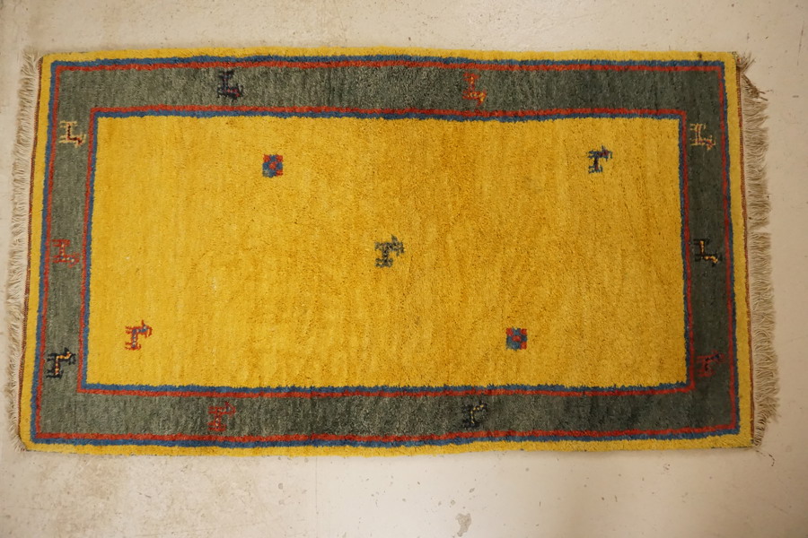 Ullmatta gul 165x92cm. B38