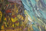 Gunnar Swanström signerad olja på duk (vattendrag) 91x78cm. M1