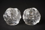 2 Kosta Boda Ann Wolff Snöboll Ljuslykta . G151/