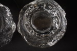 2 Kosta Boda Ann Wolff Snöboll Ljuslykta . G151/