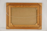 J Holmbäck målning på duk (landskap, gård) 75x56cm. M8