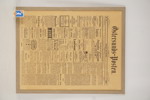 Östersunds-Posten 16 Juli 1895 tidning i ram 51x64cm. M18