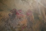 Walter du Halde signerad målning på duk (figurer vid vattendrag) 138x78cm. M30