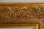 Walter du Halde signerad målning på duk (figurer vid vattendrag) 138x78cm. M30