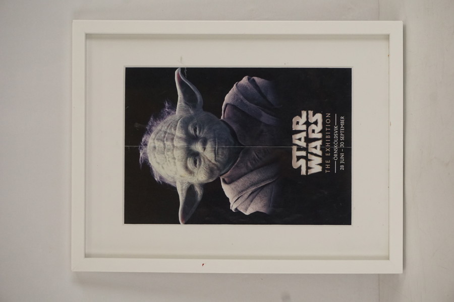 Star Wars - the Exhibition affisch/tidningklipp 33x43cm. M33