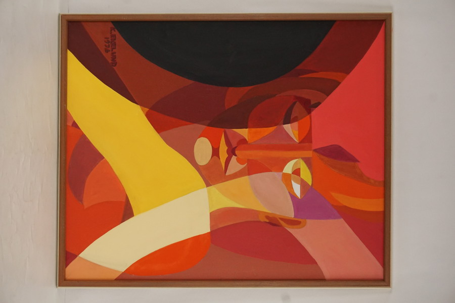 K. Ekelund målning (porträtt) 63x76cm. M34
