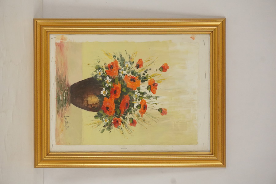 Loretta S målning (stilleben) 36x47cm. M38