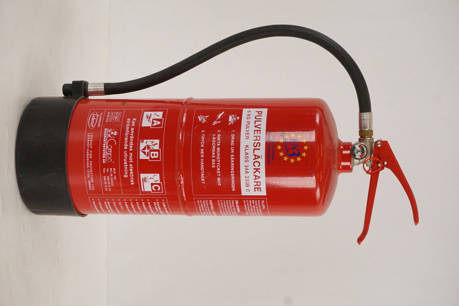 Pulversläckare. B76