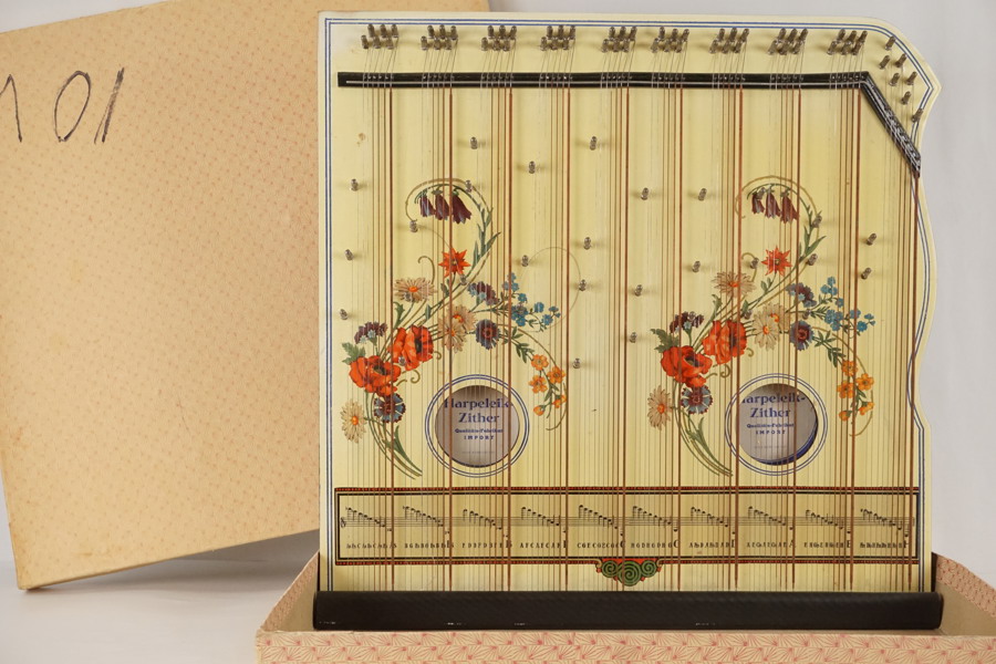 Harpeleik Zither cittra. A28