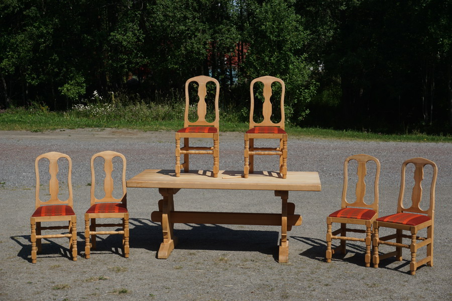 Krogenäs Möbler matgrupp 7-delar. B20