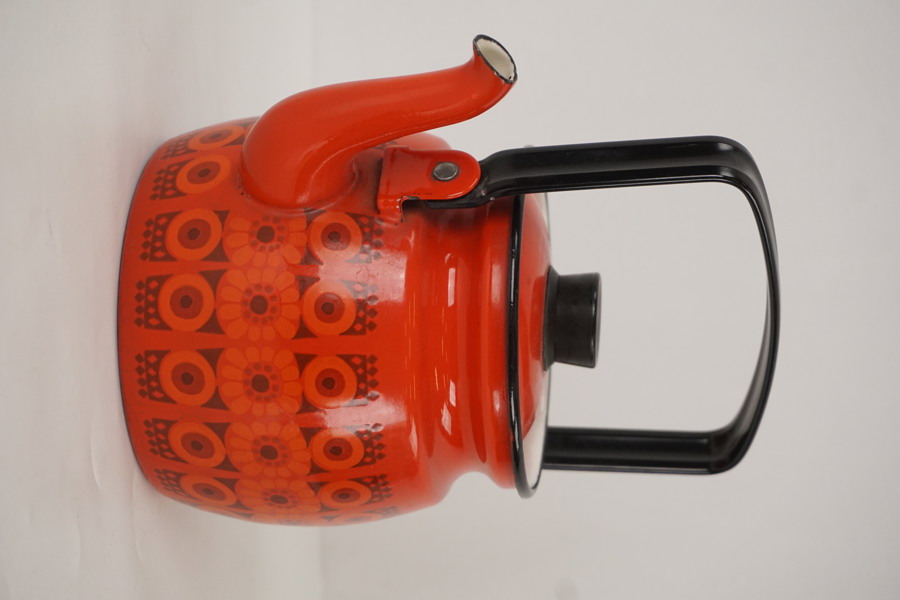 Finell Kaj Frank Emaljerad kaffepanna röd 1L. C19