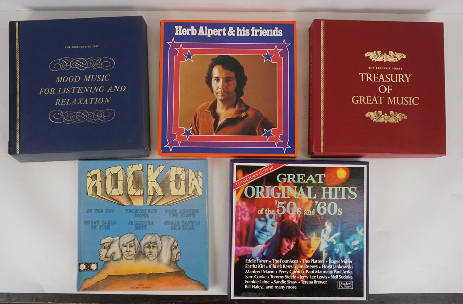5st LP-boxar Grat Original Hits of the 50s and 60s m.m. BC148
