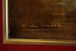 Walter Du Halde tavla (kvinna och barn) 41,5x46,5cm. M40