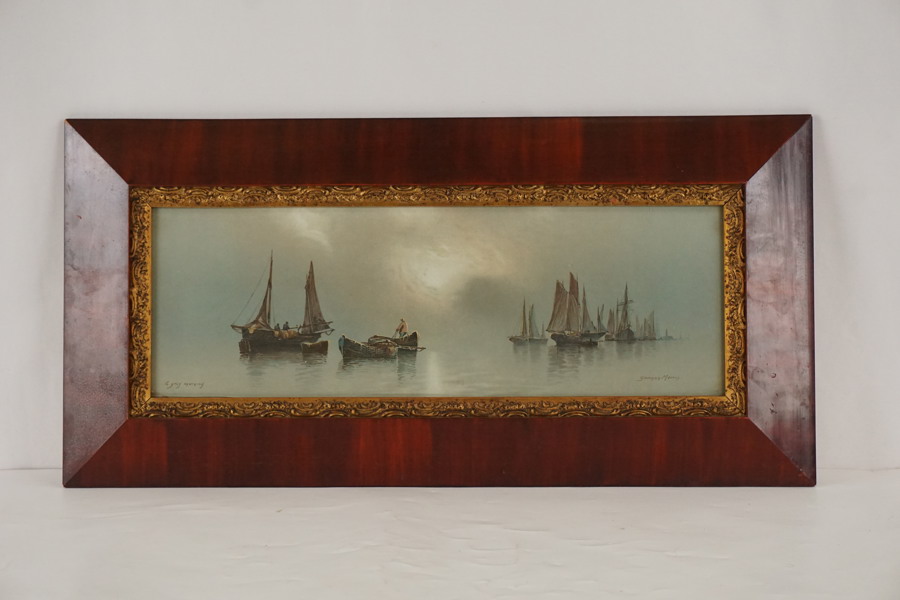 Gaman Morris tavla (A grey morning) 68x34cm. M42