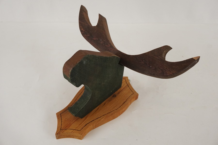 Träskulptur älg. A69