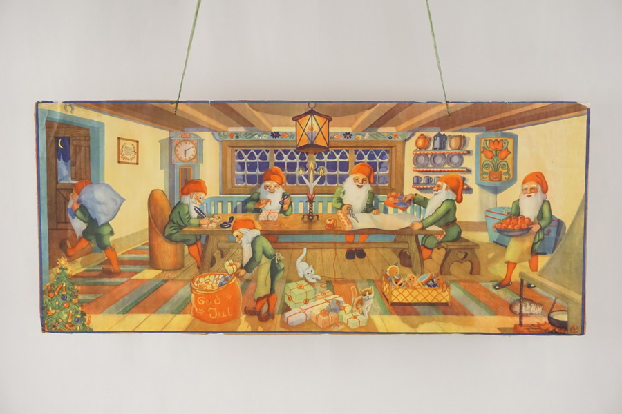 Tryck/plansch (tomtar) 79x34cm. M45