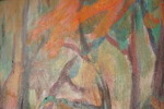 F.E Dziechciarczyk signerad målning på duk (landskap) 86x60cm. M50