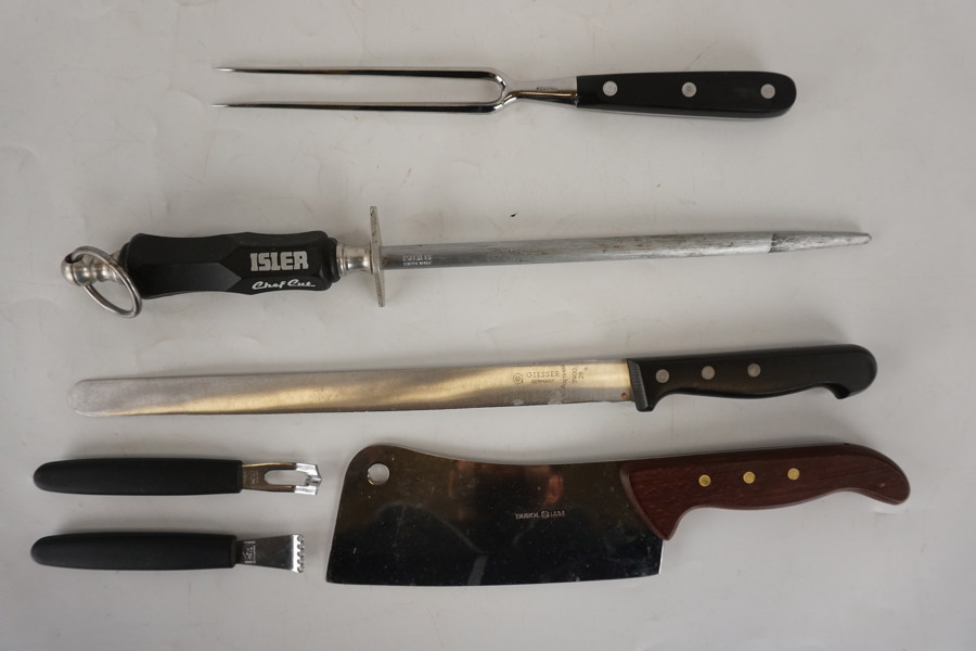 Knivar skärpstål Isler Giesser m.m. D1