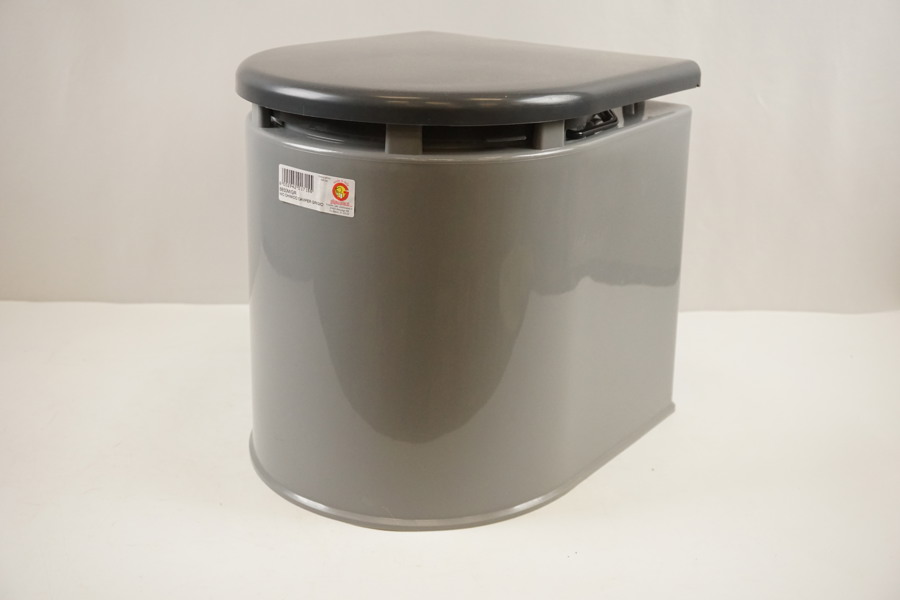 Grå kemisk toalett för husbil, Giganplast. B31