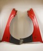 2st Front side fenders for Honda CRX 1984 (röd) . B39
