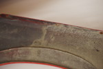 2st Front side fenders for Honda CRX 1984 (röd) . B39