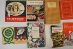 Gammal handböcker och broschyrer recept & matlagning, Prinsessornas kakbok mm. A286