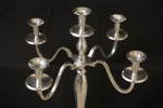 Golvljusstake/Kandelaber i metall. B20