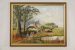 Tavla, målning A.Roberts 66x51. M3